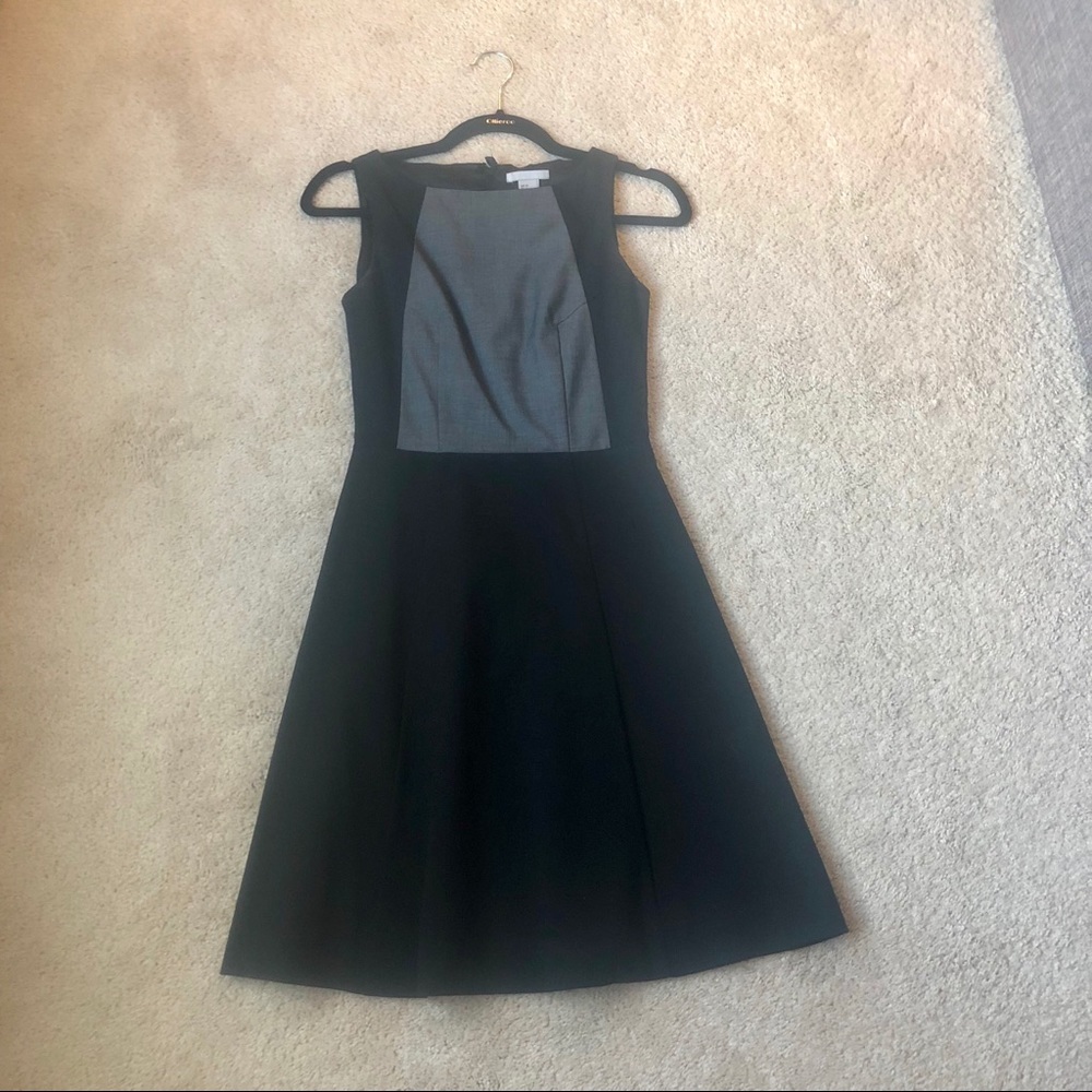 Black and gray work dress.